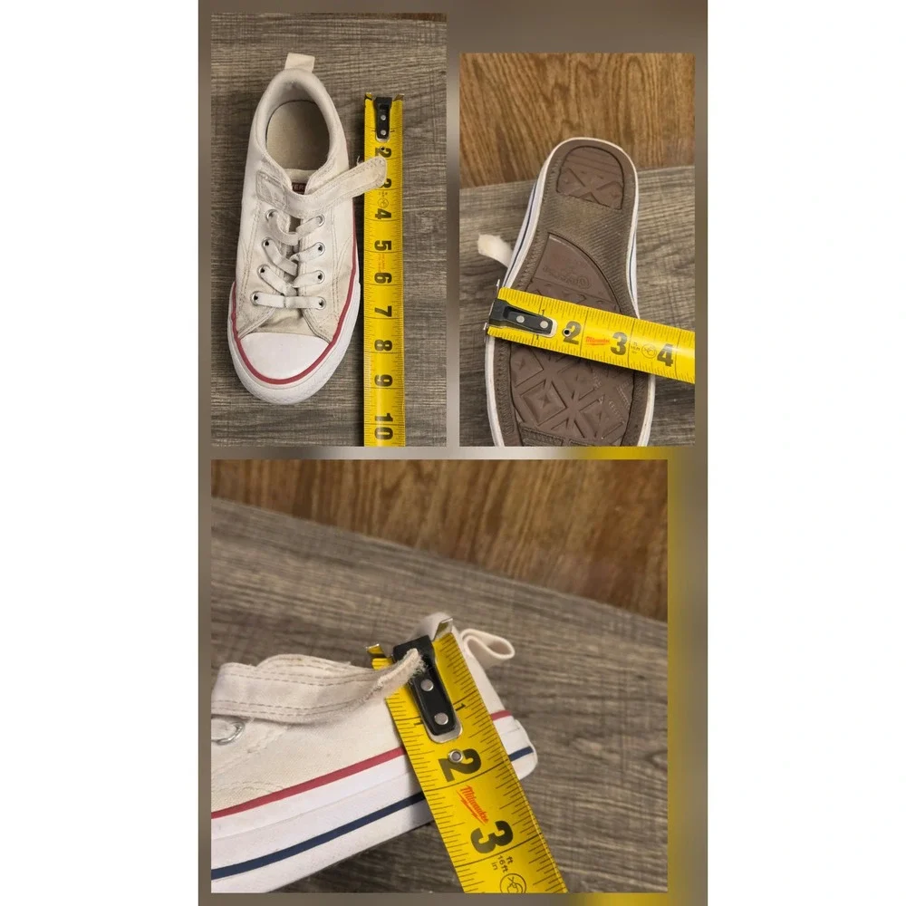 Converse Chuck Taylor All Star Sneakers Youth Size 3 Hook & Loop Closure